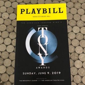 2019 Tony Awards Playbill (73rd)